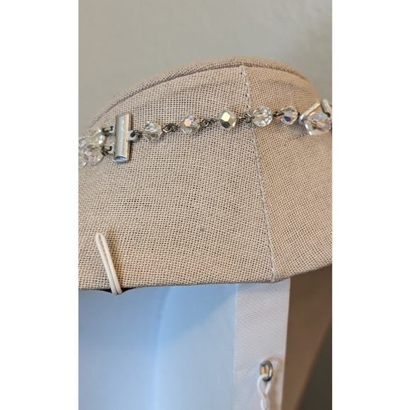 50s Long Two Strand Graduated Aurora Borealis Necklace W/ Hook Clasp - Picture 8 of 12